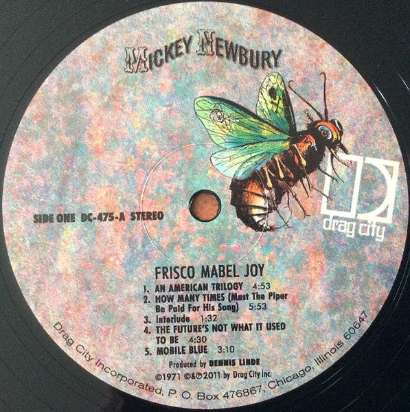 Mickey Newbury – 'Frisco Mabel Joy LP vinyl record, image 3 of 7