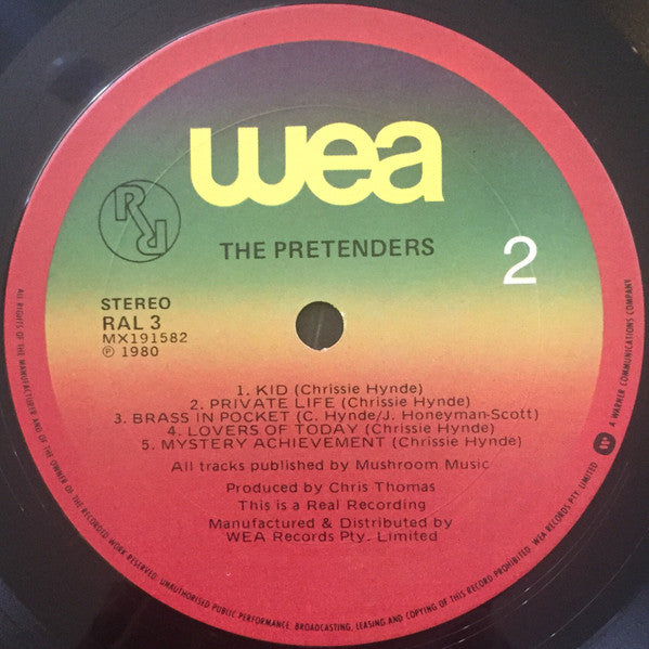 The Pretenders – Pretenders LP vinyl record, image 4 of 6
