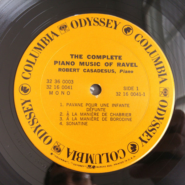 Maurice Ravel, Robert Casadesus – The Complete Piano Music LP vinyl record, image 4 of 10