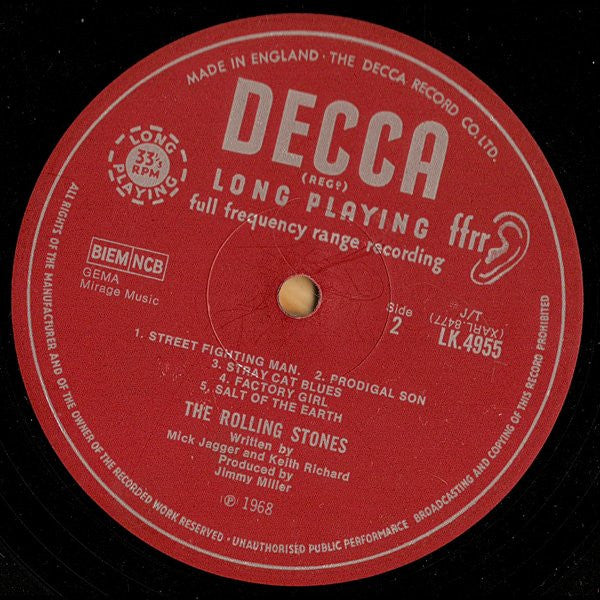 The Rolling Stones – Beggars Banquet LP vinyl record, image 5 of 5