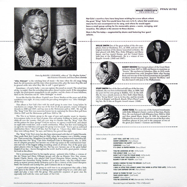 The Nat King Cole Trio – After Midnight - Complete Session (2xLP) LP vinyl record, image 2 of 7