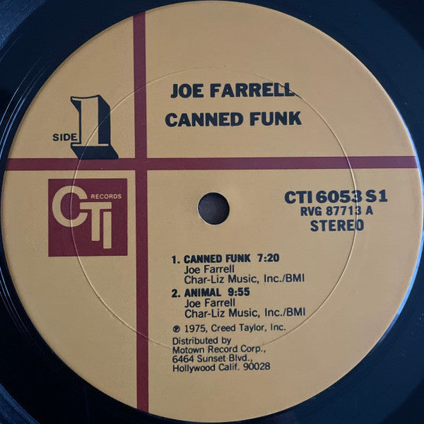 Joe Farrell – Canned Funk LP vinyl record, image 5 of 7