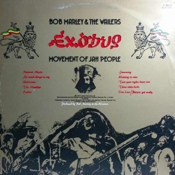 Bob Marley & The Wailers – Exodus LP vinyl record, image 2 of 5
