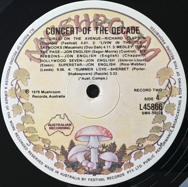 Various – The Concert Of The Decade (2xLP) LP vinyl record, image 7 of 9