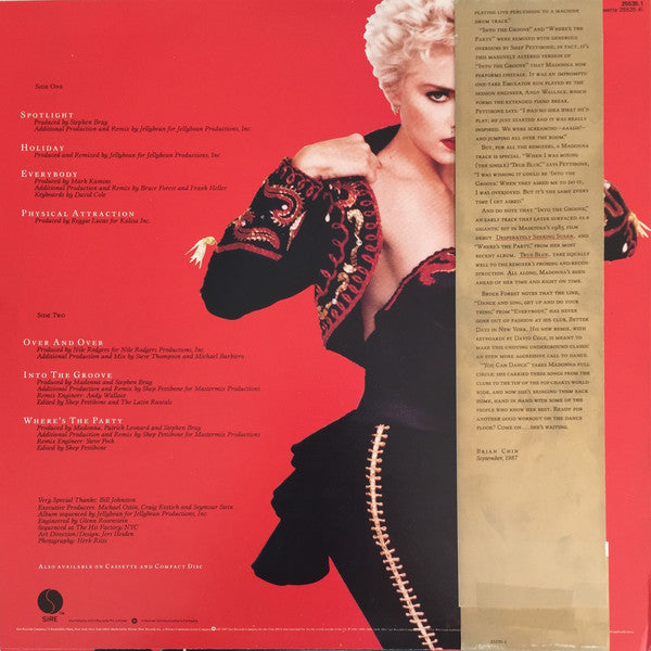 Madonna – You Can Dance LP vinyl record, image 6 of 6