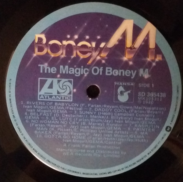 Boney M. – The Magic Of Boney M. LP vinyl record, image 6 of 7