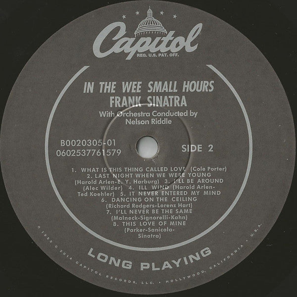 Frank Sinatra – In The Wee Small Hours LP vinyl record, image 4 of 10