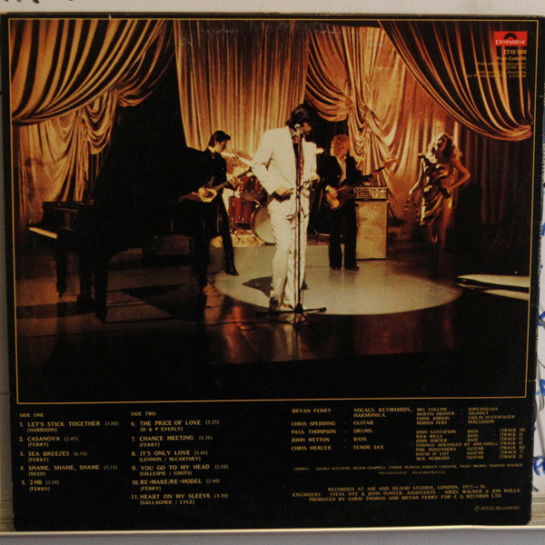Bryan Ferry – Let's Stick Together LP vinyl record, image 2 of 4