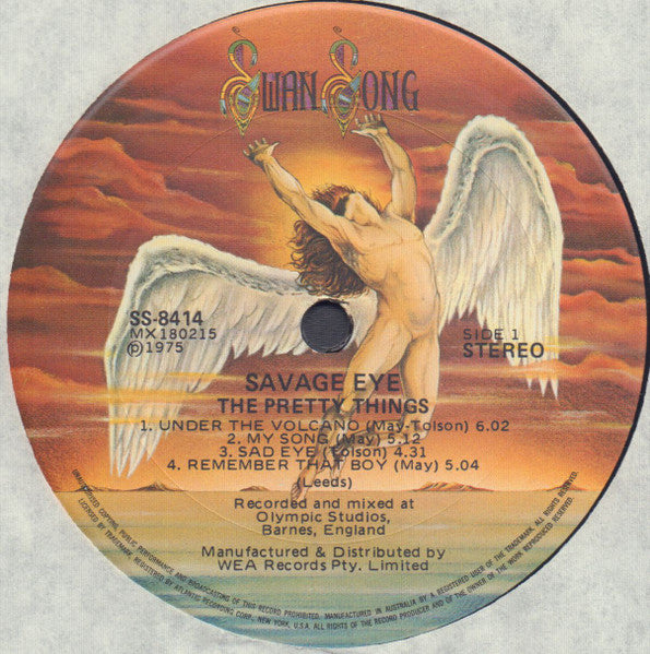 The Pretty Things – Savage Eye LP vinyl record, image 3 of 4