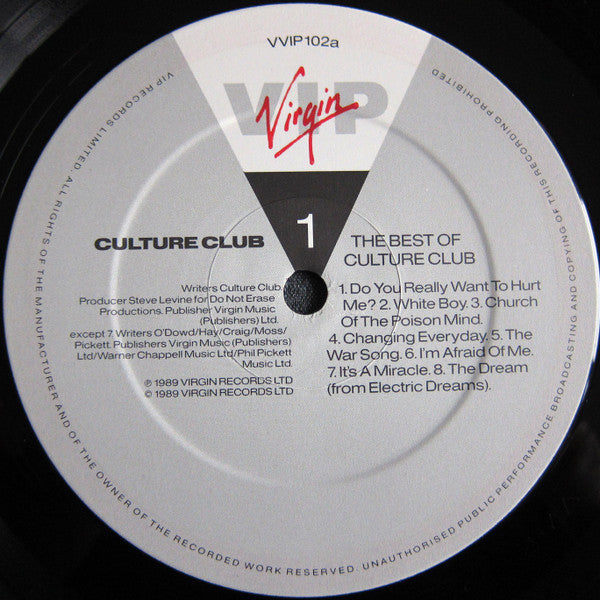 Culture Club – The Best Of Culture Club LP vinyl record, image 3 of 4