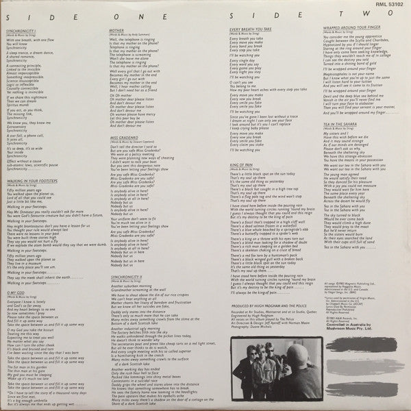 The Police – Synchronicity LP vinyl record, image 4 of 8
