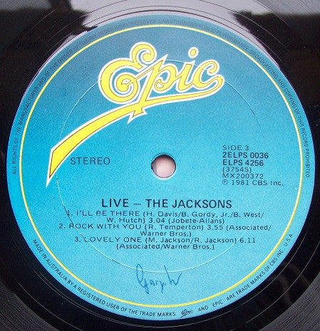 The Jacksons – Live (2xLP) LP vinyl record, image 7 of 8
