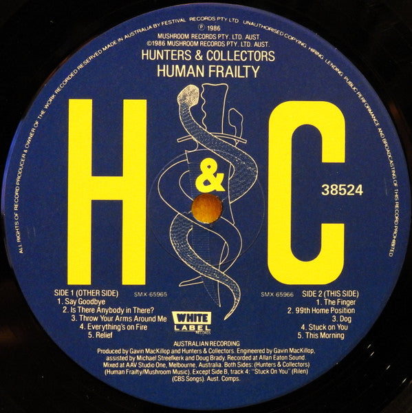 Hunters & Collectors – Human Frailty LP vinyl record, image 4 of 6