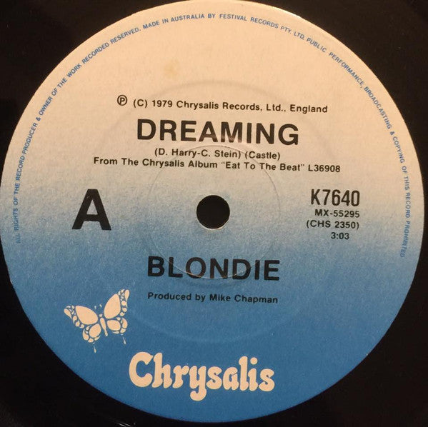 Blondie – Dreaming 7" vinyl record, image 1 of 2