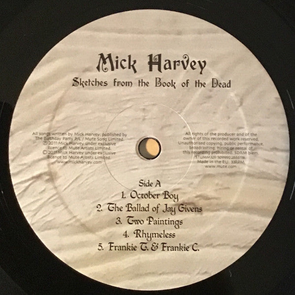 Mick Harvey – Sketches From The Book Of The Dead LP vinyl record, image 6 of 10
