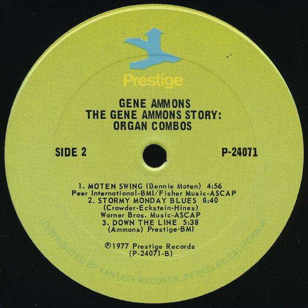 Gene Ammons – The Gene Ammons Story: Organ Combos (2xLP) LP vinyl record, image 6 of 10
