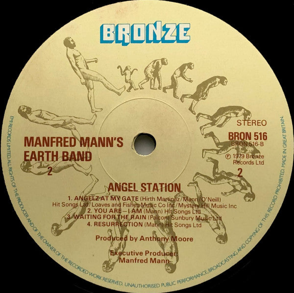 Manfred Mann's Earth Band – Angel Station LP vinyl record, image 4 of 6
