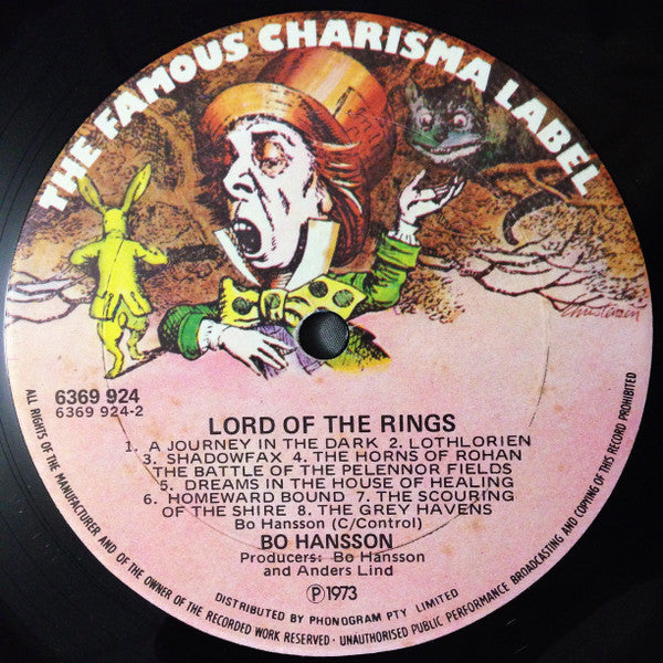 Bo Hansson – Music Inspired By Lord Of The Rings LP vinyl record, image 5 of 5