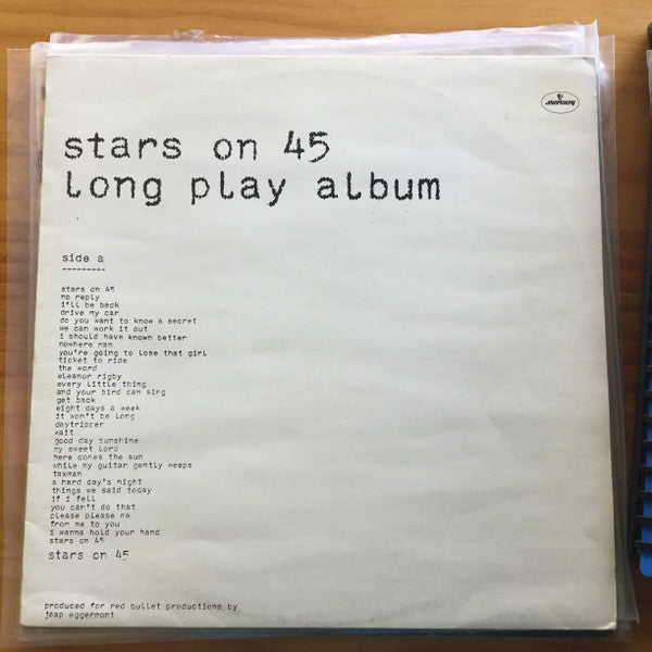 Stars On 45 – Long Play Album LP vinyl record, image 1 of 4