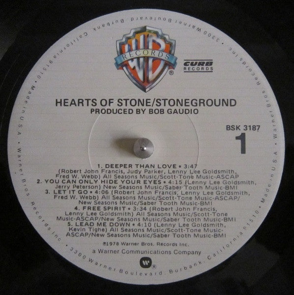 Stoneground – Hearts Of Stone LP vinyl record, image 3 of 4