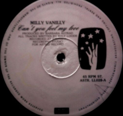 Milli Vanilli – Can't You Feel My Love / All Or Nothing