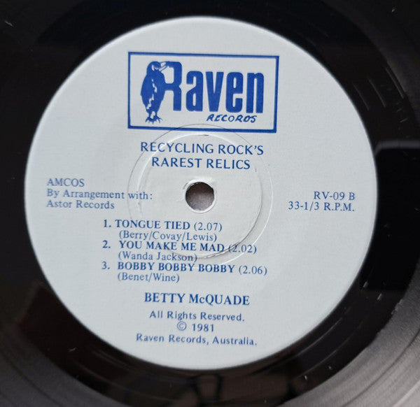 Betty McQuade – Midnight Bus 7" vinyl record, image 5 of 5