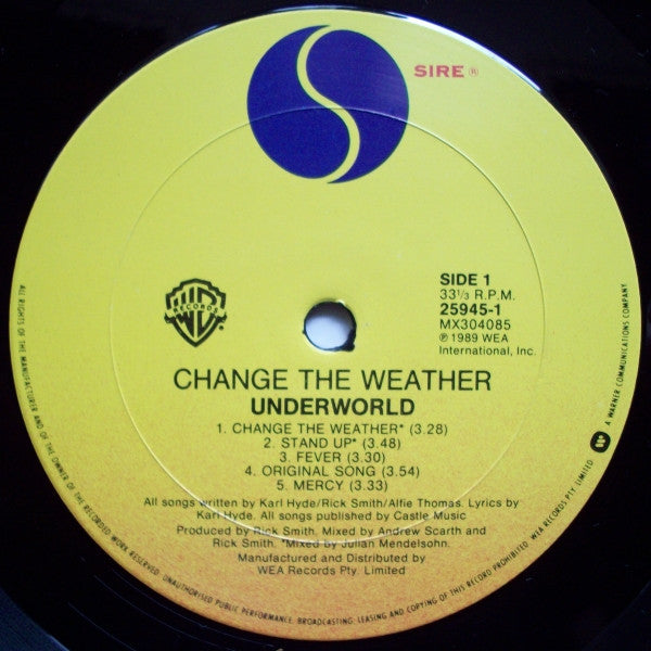 Underworld – Change The Weather LP vinyl record, image 5 of 6