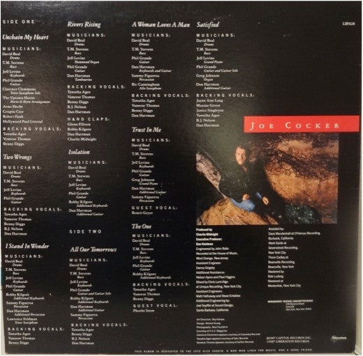 Joe Cocker – Unchain My Heart LP vinyl record, image 2 of 5