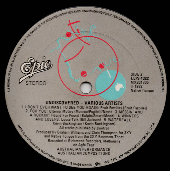 Various – Undiscovered LP vinyl record, image 4 of 5