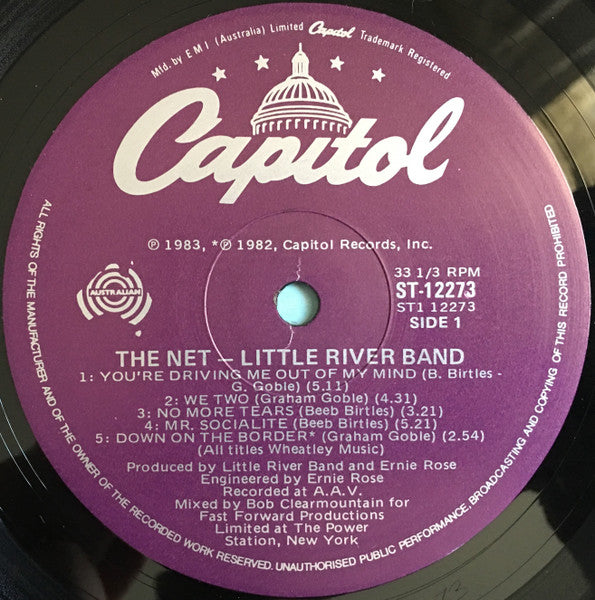 Little River Band – The Net LP vinyl record, image 3 of 6