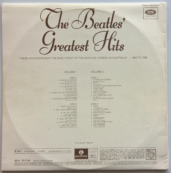 The Beatles – Greatest Hits Volume 1 And 2 (2xLP) LP vinyl record, image 2 of 9