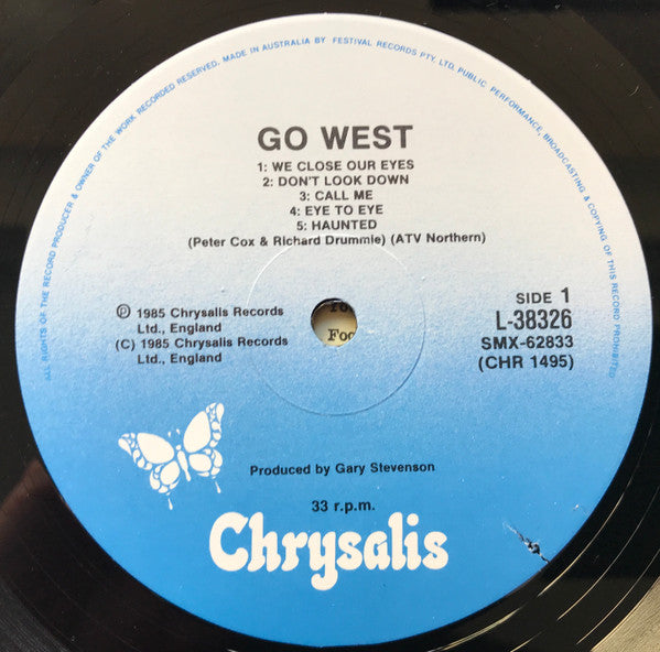 Go West – Go West LP vinyl record, image 5 of 6