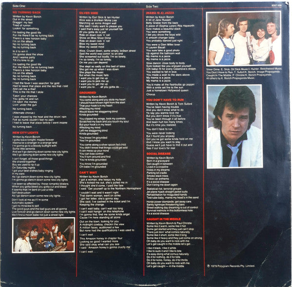 Kevin Borich Express – No Turning Back LP vinyl record, image 5 of 5