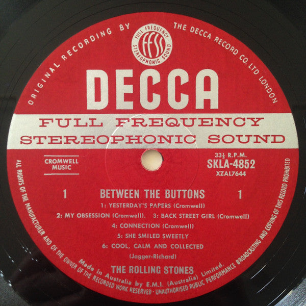 The Rolling Stones – Between The Buttons LP vinyl record, image 3 of 4