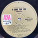 Carpenters – A Song For You LP vinyl record, image 6 of 6