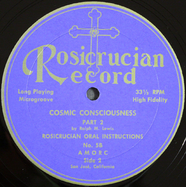 Ralph M. Lewis – Attaining Cosmic Consciousness LP vinyl record, image 4 of 4