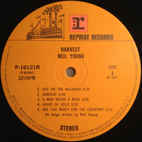Neil Young – Harvest LP vinyl record, image 5 of 10