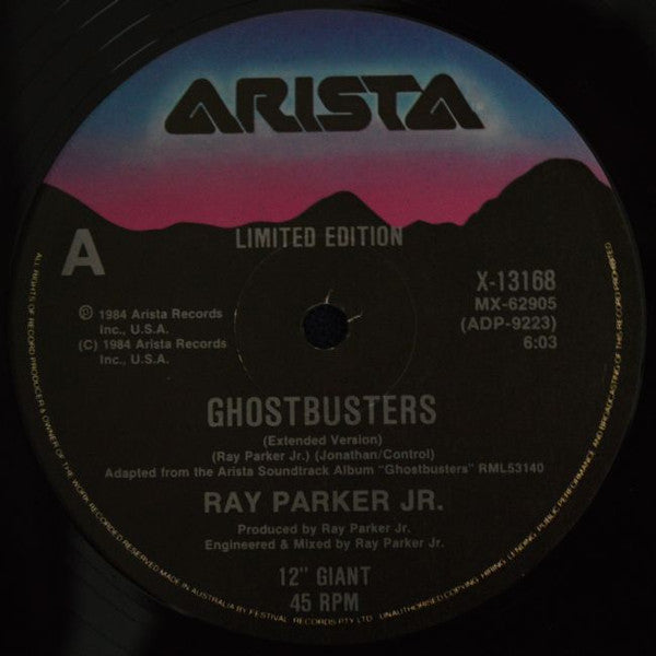Ray Parker Jr. – Ghostbusters (Extended Version) 12" vinyl record, image 3 of 4