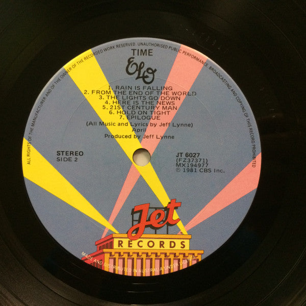 Electric Light Orchestra – Time LP vinyl record, image 4 of 6