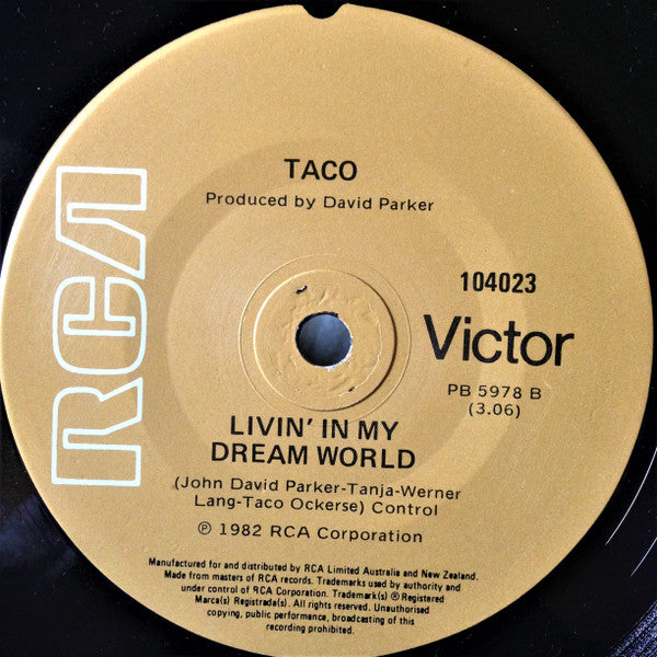 Taco – Puttin' On The Ritz 7" vinyl record, image 2 of 3