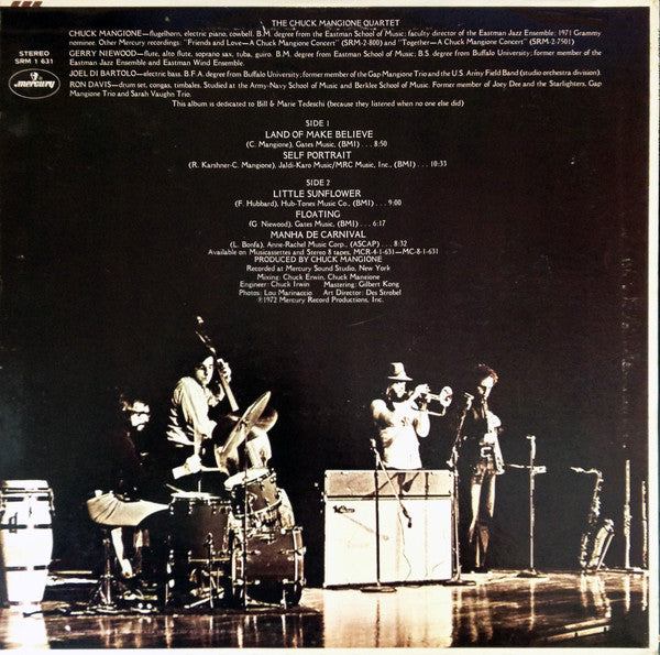 Chuck Mangione Quartet – The Chuck Mangione Quartet LP vinyl record, image 2 of 4