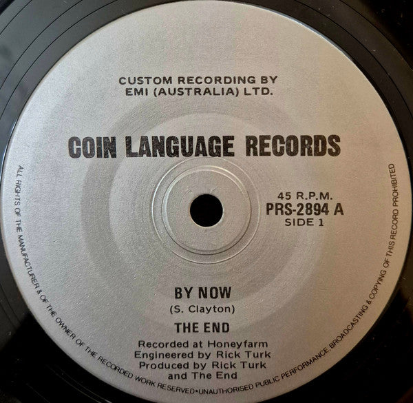 The End – By Now 7" vinyl record, image 3 of 4