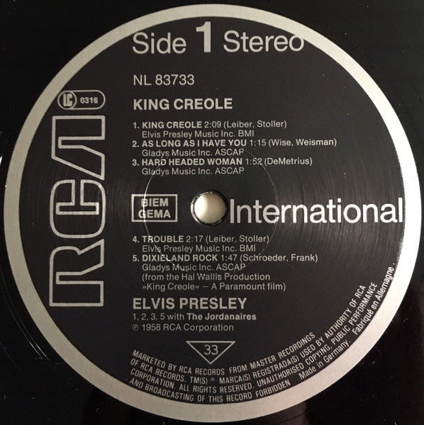 Elvis Presley – King Creole LP vinyl record, image 3 of 5