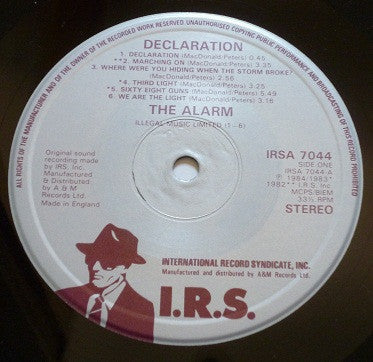 The Alarm – Declaration LP vinyl record, image 3 of 4