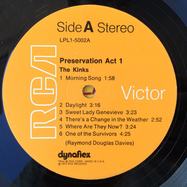 The Kinks – Preservation Act 1 LP vinyl record, image 3 of 6