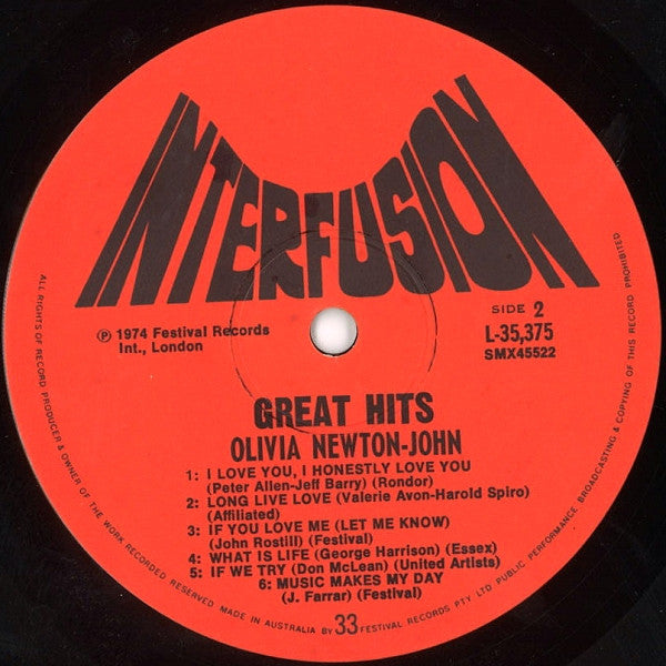 Olivia Newton-John – First Impressions LP vinyl record, image 4 of 6