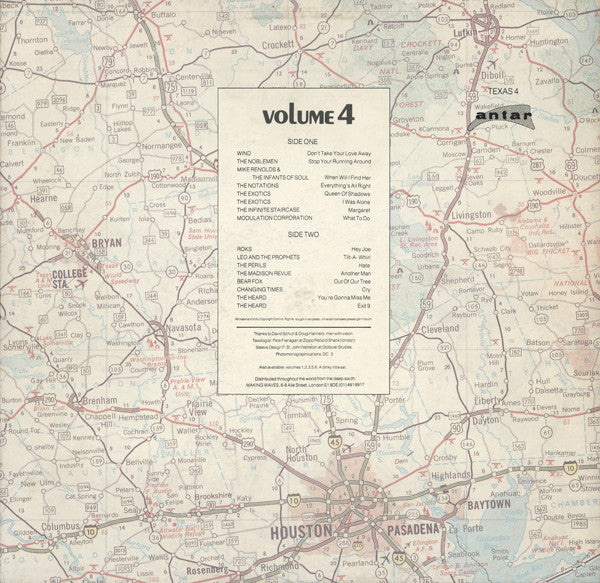 Various – Texas Flashbacks Volume 4 LP vinyl record, image 2 of 4
