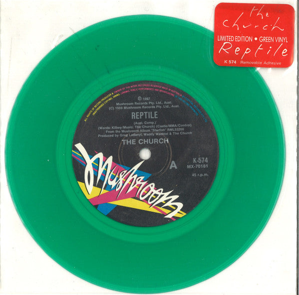 The Church – Reptile 7" vinyl record, image 1 of 3