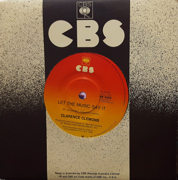 Clarence Clemons, Jackson Browne – You're A Friend Of Mine 7" vinyl record, image 2 of 4