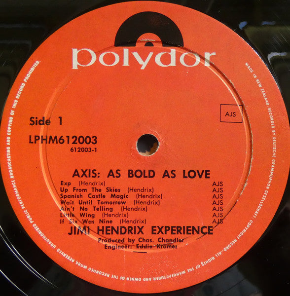 The Jimi Hendrix Experience – Axis: Bold As Love LP vinyl record, image 4 of 5